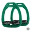 Flex-On Safe-On Stirrups  - Irish Green IUG Black/Irish Green - Limited Edition